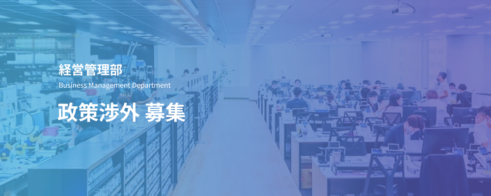政策渉外｜補助金・助成金・優遇税制を活用した事業推進担当 | デジタルデータソリューション株式会社