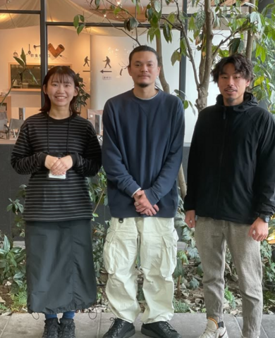 社員3名とアルバイト6名で運営しております！