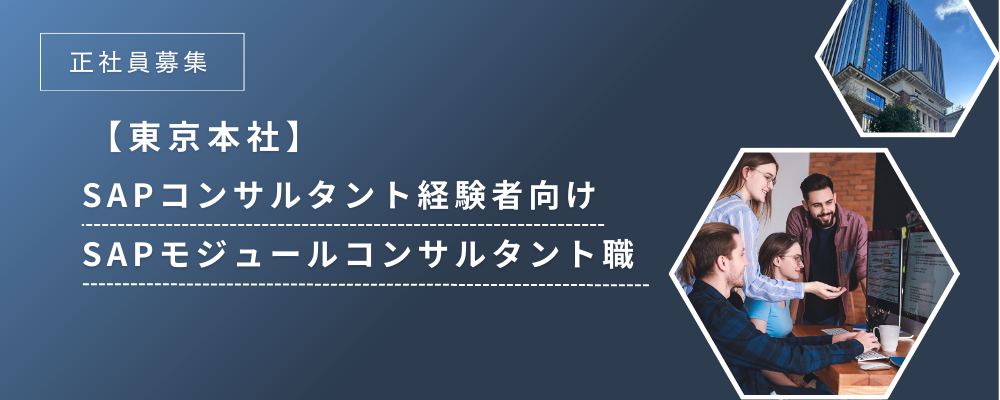 【東京本社】SAPコンサルタント経験者向け｜SAPモジュールコンサルタント職 | ARK CONSULTING株式会社