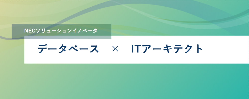 [TS05]データベースアーキテクト(Oracle/SQL Server) | NECソリューションイノベータ株式会社