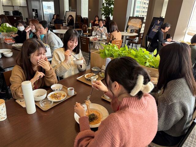 若手社員のコミュニケーションの場として利用されています！