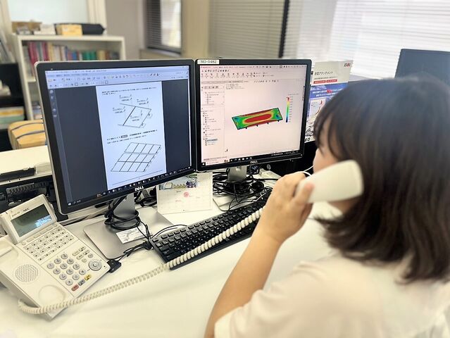 営業担当者からの問い合わせにも対応します
