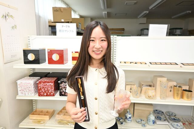 取扱商材例①：ガラスのグラス