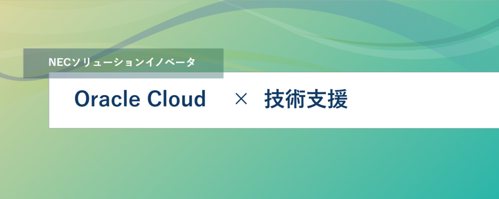 [TS37]＜リーダー＞OracleCloudのPF-SI | NECソリューションイノベータ株式会社