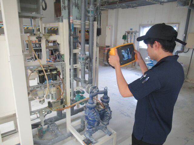 実際の作業中の写真です。