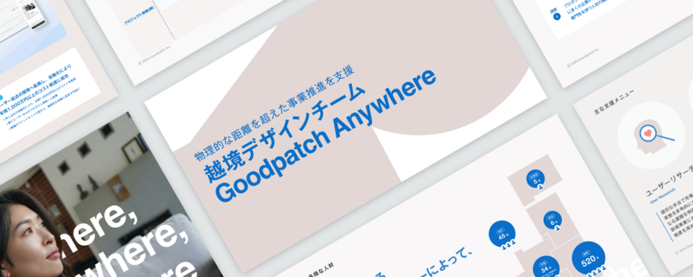 【Goodpatch Anywhere】プロデューサー（プロダクト開発・デザイン領域） | 株式会社グッドパッチ