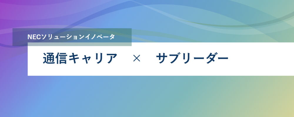 [PB12][社会・通信SL]<キャリアアップを目指す方に！＞大手キャリア向けSI開発のサブリーダー候補の募集 | NECソリューションイノベータ株式会社