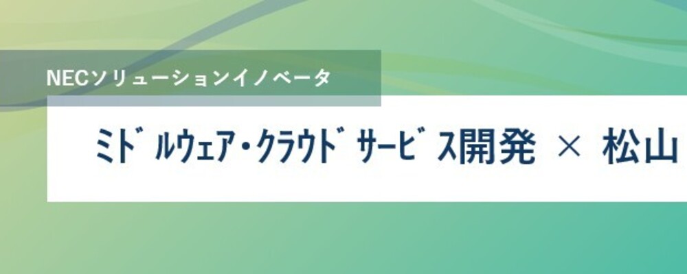 [TS68]SW開発 (ミドルウェア・クラウドサービス開発/松山)_TS DXD | NECソリューションイノベータ株式会社