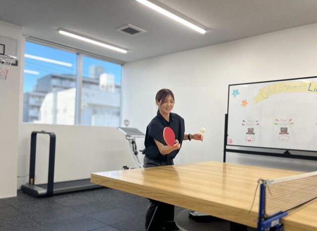 毎日15時の運動タイム！最近のブームは卓球！