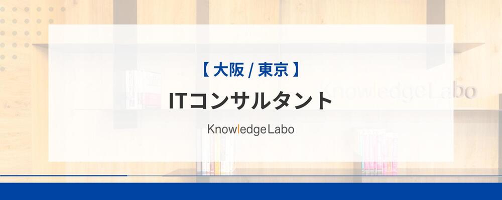 ITコンサルタント（大阪/東京） | 株式会社ナレッジラボ