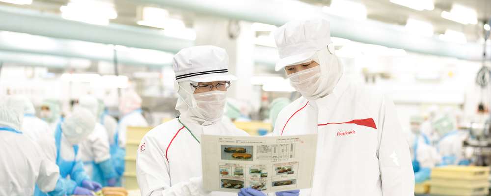 【船橋工場】製造の管理スタッフ（セブン-イレブンの商品を担当） | フジフーズグループ合同キャリア採用サイト