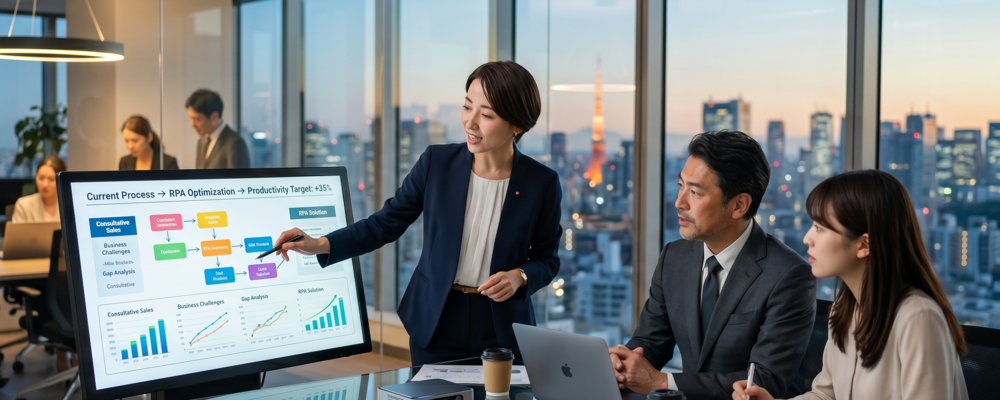 【DXコンサル営業】RPA×BPR｜RPA／AIの導入提案を一貫して携わるDXセールス/平均残業15時間/リモート有/フレックス | 株式会社クラウドワークス コンサルティング