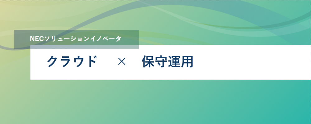 [TS21]＜PL＞社会公共領域のデジタル化対応のプラットフォーム運用保守プロジェクト | NECソリューションイノベータ株式会社