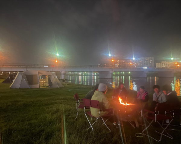 毎年6月から9月ごろに行われるミズベリング。河川敷で過ごす特別感を多くの方が楽しみにされているイベントです！