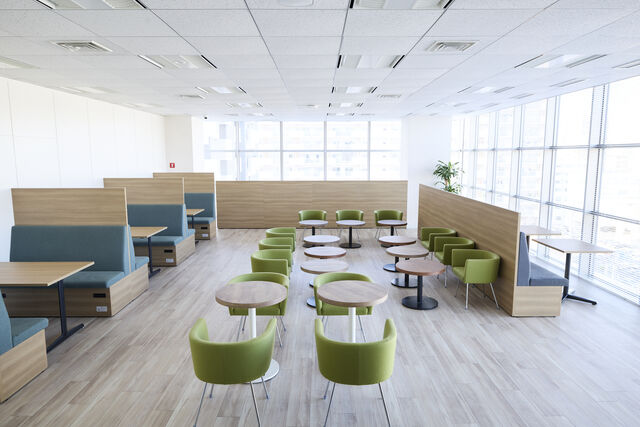 休憩スペースの様子