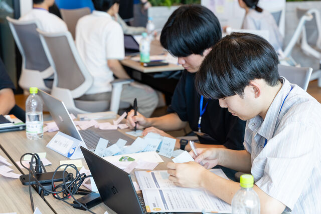 ワーク中の様子です