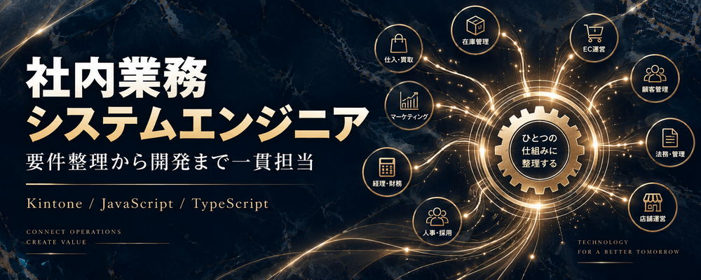 【社内業務システムエンジニア】要件整理から開発まで一貫して担当｜Kintone／JavaScript／TypeScript | 株式会社アワバリュー