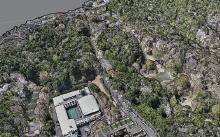 レーザ計測による3次元計測データ