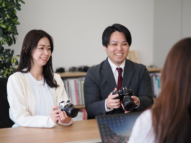 カメラ好きの社員も多く在籍しています。