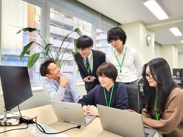 男女比のバランスもよく、和気あいあいとした雰囲気です
