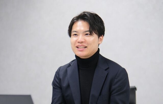 営業本部長 上田 インタビュー時の様子