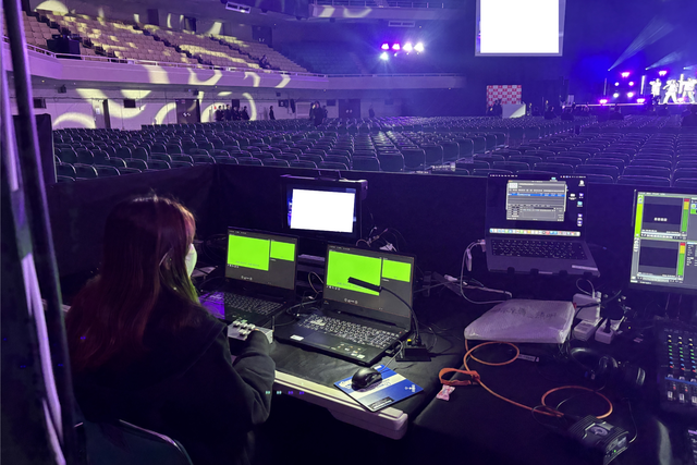 ライブでのオペレーションの様子