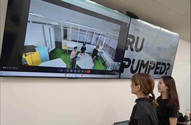 名古屋本社と横浜オフィスは同じ空間にいるような・・・