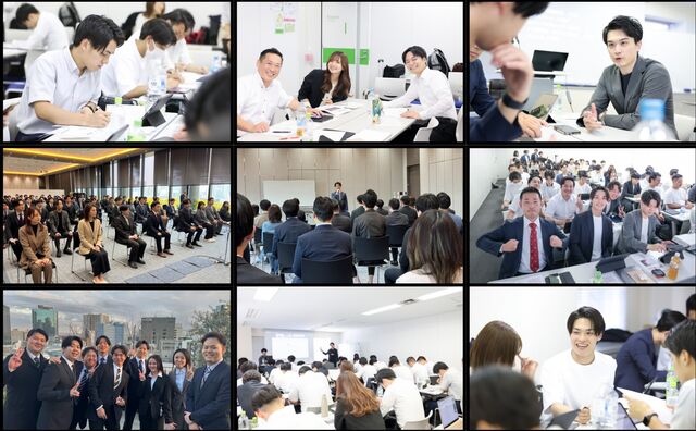 全社会、研修など成長の機会が豊富！その都度全員が本気で取り組んでおります！！