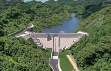 春遠第1ダム完成予想図（フォトモンタージュ）（高知県）