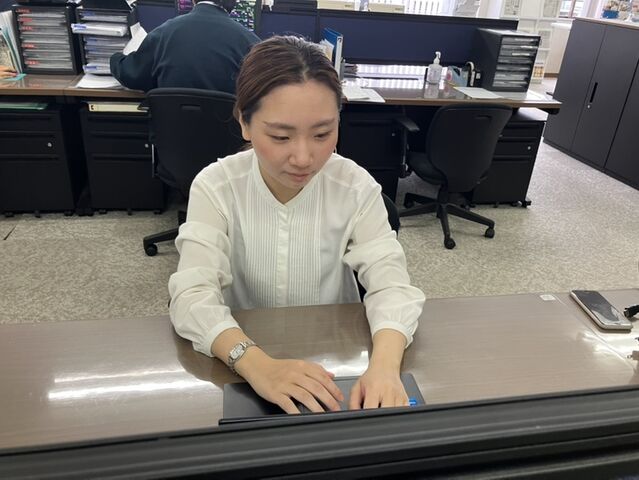 お客様へ提出する見積作成中