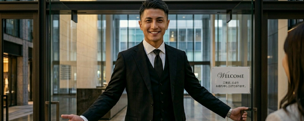 Louis Vuittonのドアマン募集★高時給★HAERA勤務 | 株式会社コングレ