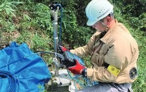 地すべり動態観測の事例（岡山県）