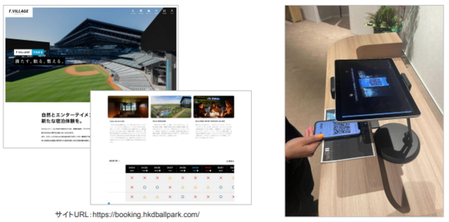 北海道ボールパークでの、デジタル戦略支援